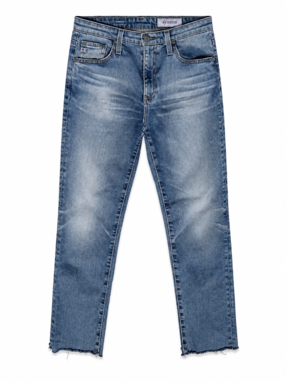 AG Isabelle High Rise Straight Crop Jeans 26R
